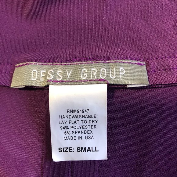 Dessy Group Twist Wrap Short Dress-can be worn multiple ways! - Picture 3 of 5